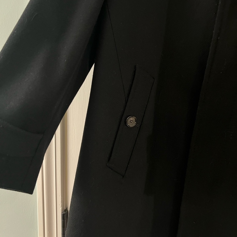 Mens Burberry Wool Coat - Picture 3 of 15